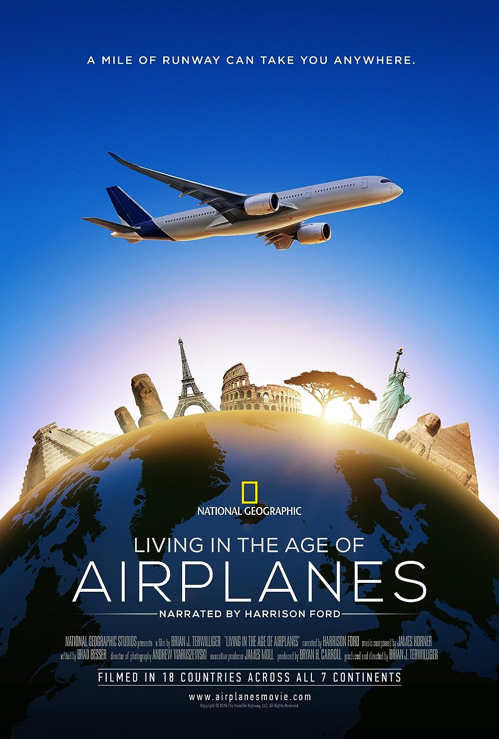 دانلود فیلم Living in the Age of Airplanes 2015 با دوبله فارسی