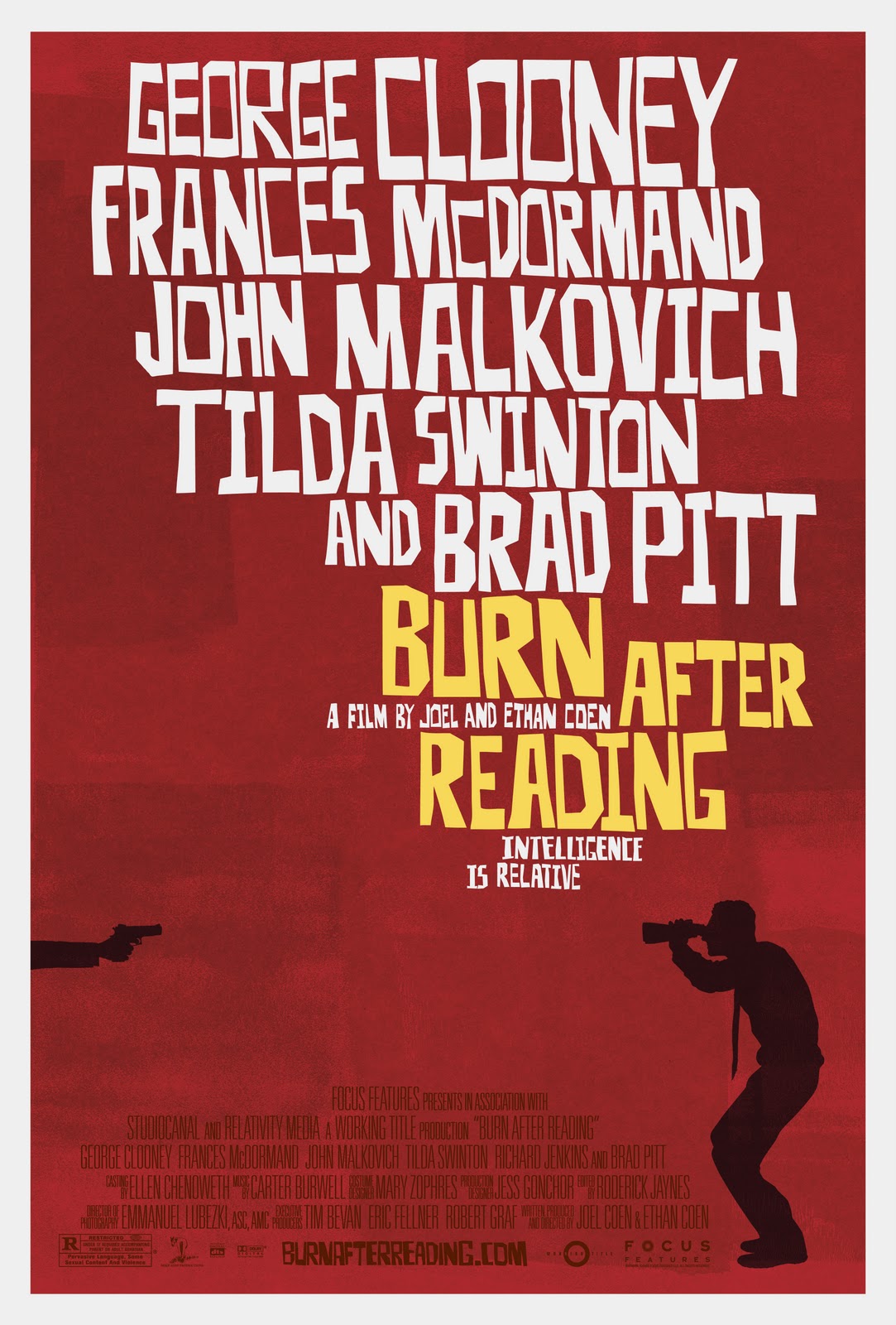 دانلود فیلم Burn After Reading 2008 با دوبله فارسی