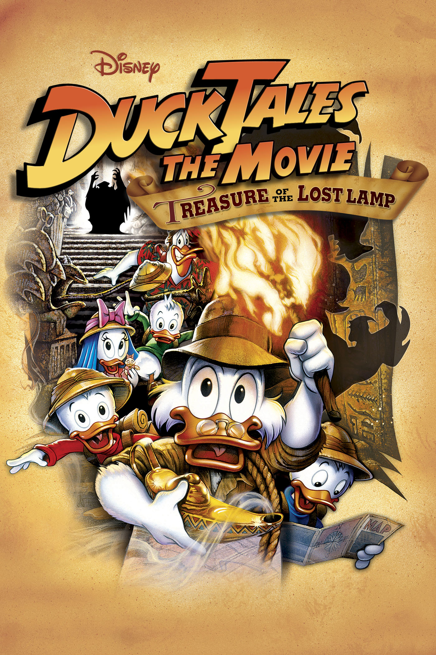 دانلود انیمیشن DuckTales: The Movie - Treasure of the Lost Lamp 1990 با دوبله فارسی