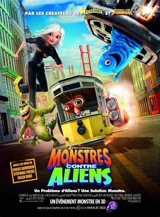 دانلود انیمیشن Monsters vs Aliens 2009 با دوبله فارسی