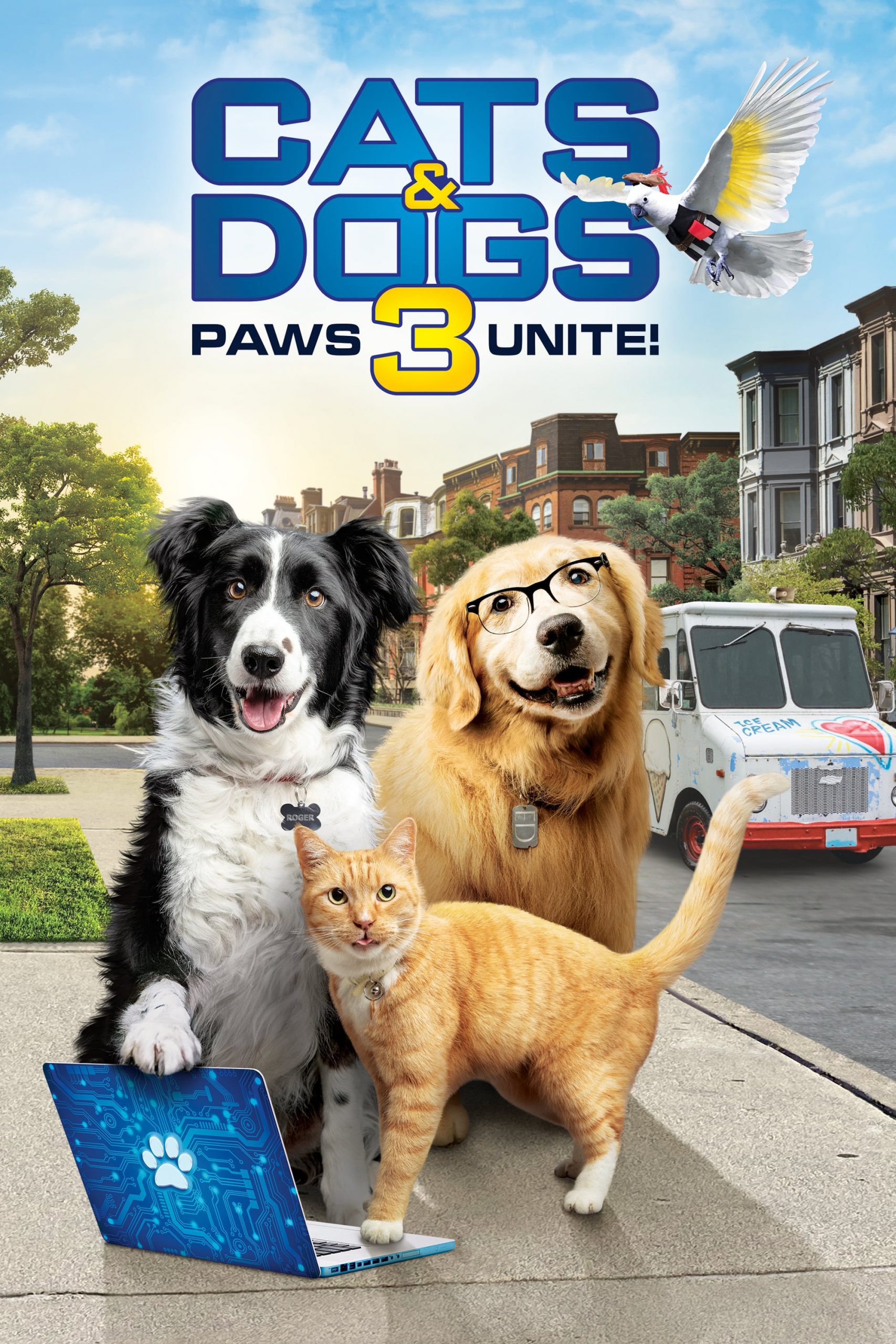 دانلود انیمیشن Cats & Dogs 3: Paws Unite 2020 با دوبله فارسی